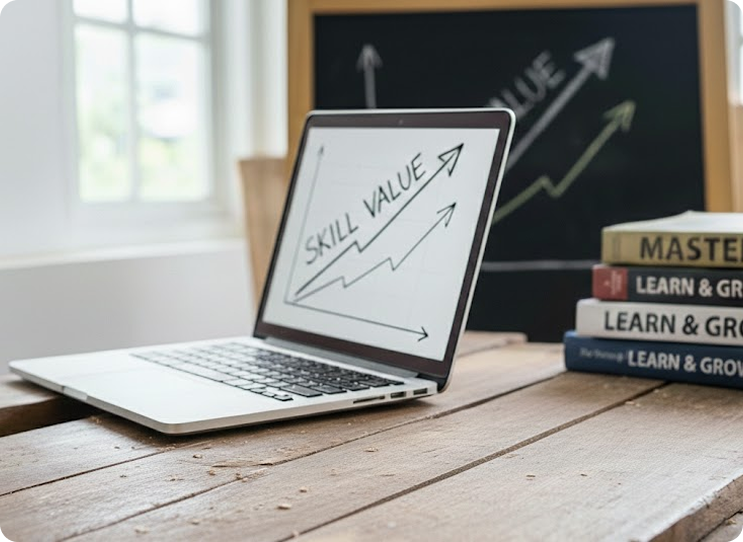 স্কিলের মূল্য বাড়ছে